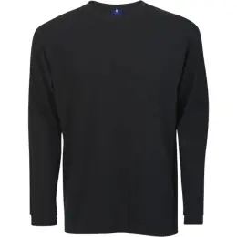 170g Long Sleeve T-Shirt 100 Cotton Black